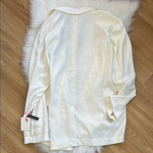 NWT Open Edit Ivory Women's Blazer Size Large - Picture 8 of 8